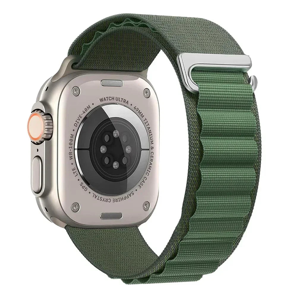 correa nailon alpina verde apple watch