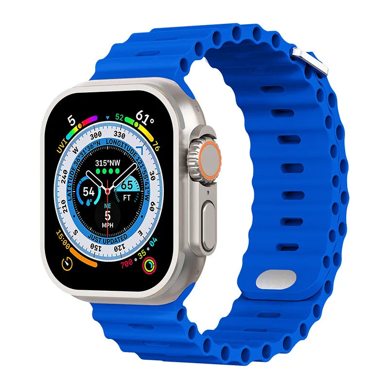 correa silicona ocean azul apple watch