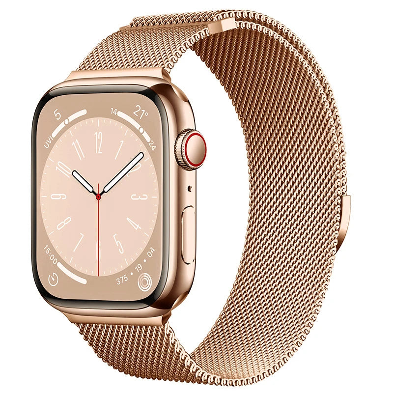 correa milanese oro rosa apple watch