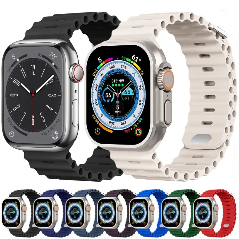 correa silicona ocean colores apple watch