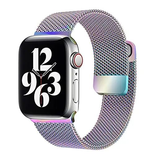 correa milanese magnetica arcoiris apple watch