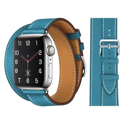 correa piel loop azul apple watch