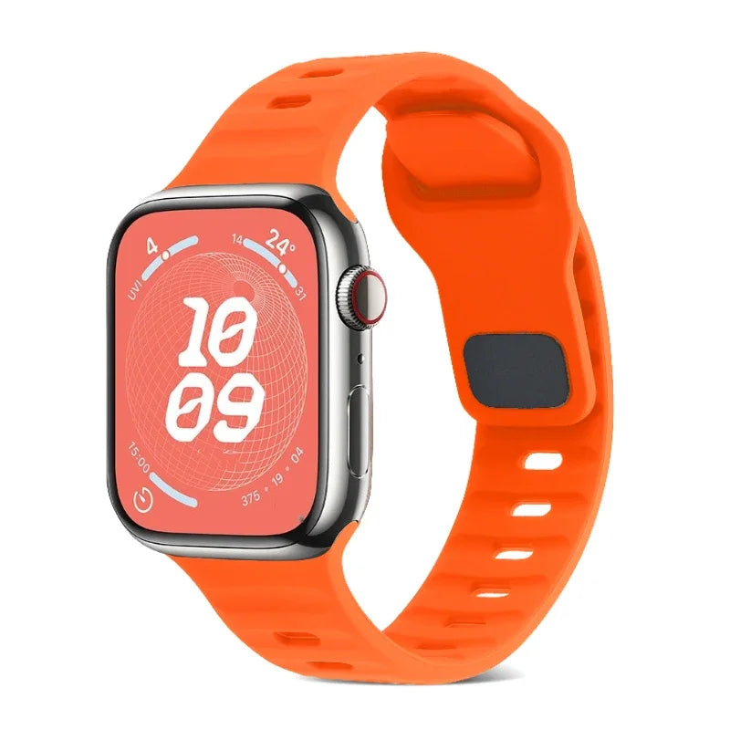 correa nomad sport naranja apple watch