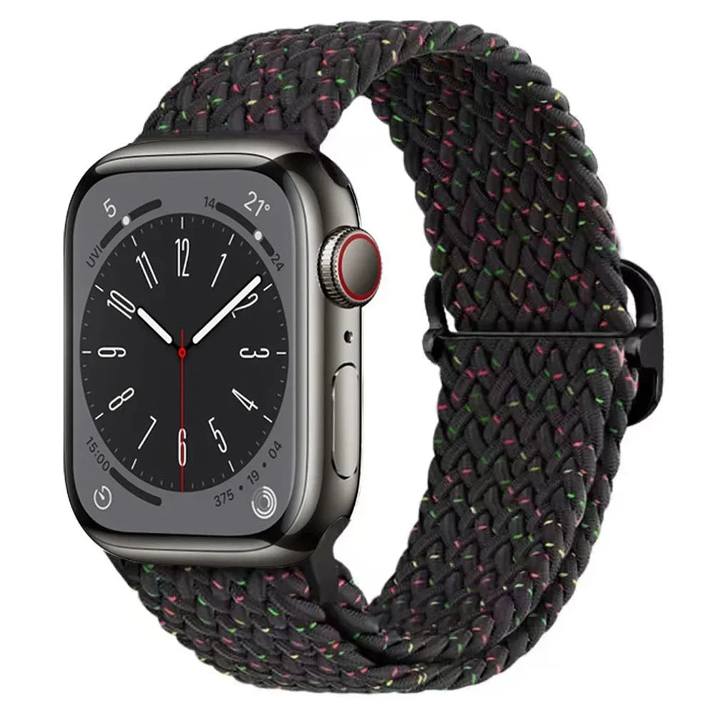 correa nailon apple watch stars black