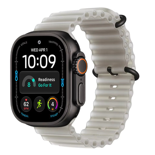 correa apple watch ultra 4 ocean gris transparente