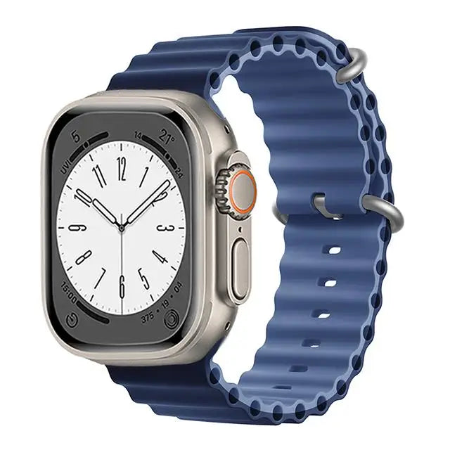 correa ocean apple watch azul oscuro