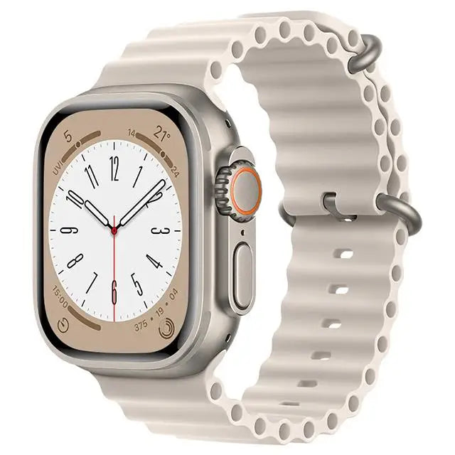 correa apple watch ocean ultra 3 blanca