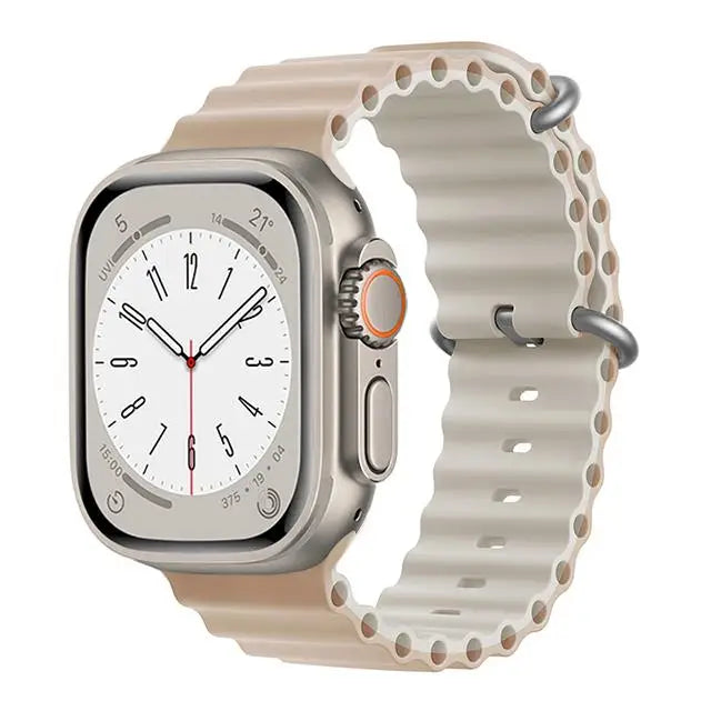 correa apple watch 49mm ocean marron