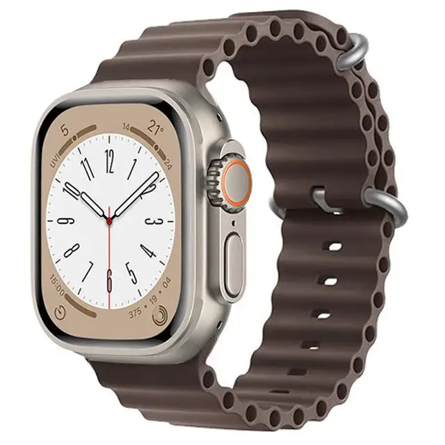 correa apple watch 49mm ocean marron