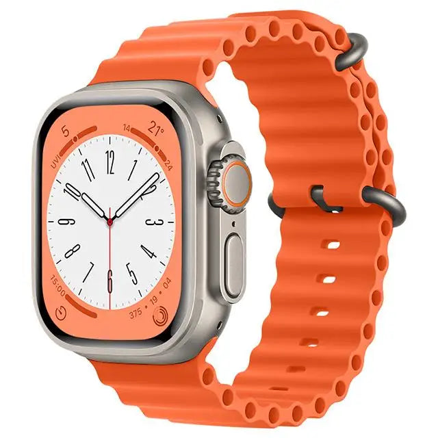 correa ocean apple watch 49mm naranja