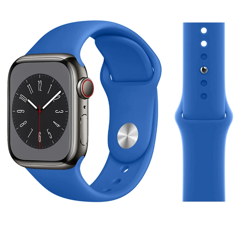 Correa Silicona Lengüeta Oculta Apple Watch