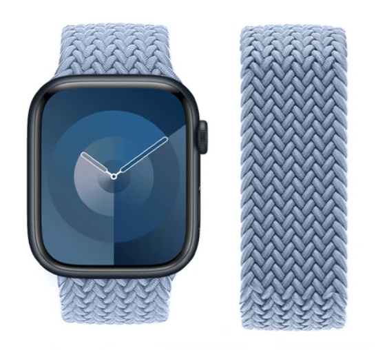 correa trenzada elastica apple watch azul